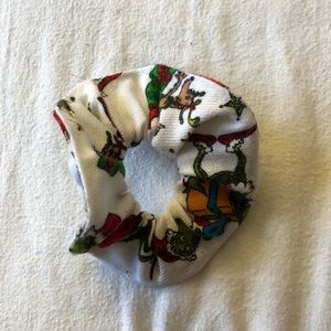 Handmade Grinch Scrunchie